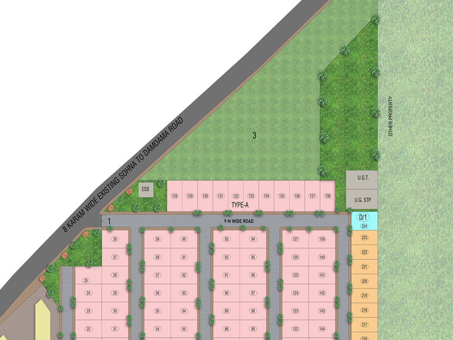  layout LID Green Valley 2 Plots Sohna